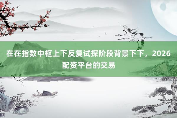 在在指数中枢上下反复试探阶段背景下下，2026配资平台的交易